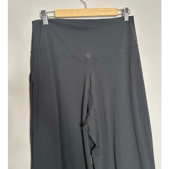 Aerie OFFLINE Real Me XTRA High Waisted Trouser Pants Smoked Gray Wide Leg XL - Picture 7 of 8